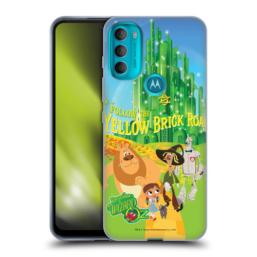 Dorothy and the Wizard of Oz Graphics Yellow Brick Road Soft Gel Case for Motorola Moto G71 5G