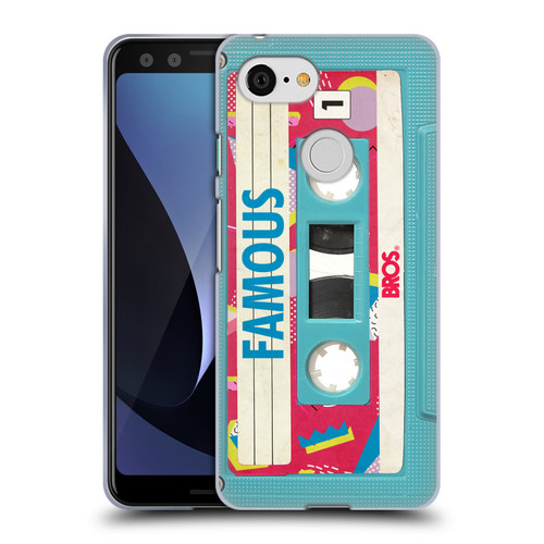 BROS Vintage Cassette Tapes When Will I Be Famous Soft Gel Case for Google Pixel 3