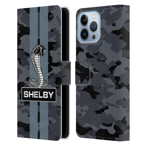 Shelby Logos Camouflage Leather Book Wallet Case Cover For Apple iPhone 13 Pro Max
