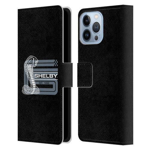 Shelby Logos CS Super Snake Leather Book Wallet Case Cover For Apple iPhone 13 Pro Max