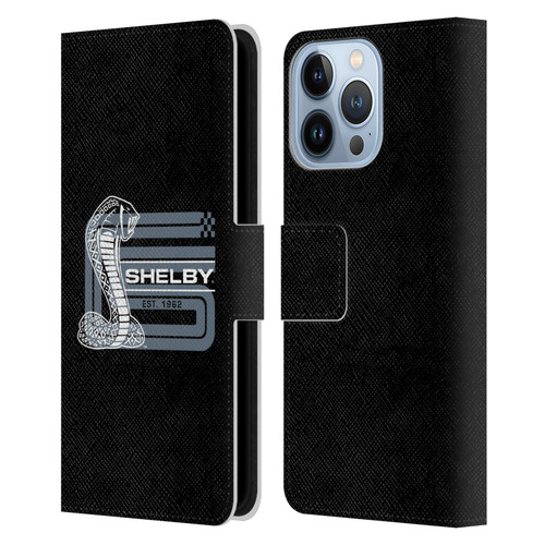 Shelby Logos CS Super Snake Leather Book Wallet Case Cover For Apple iPhone 13 Pro