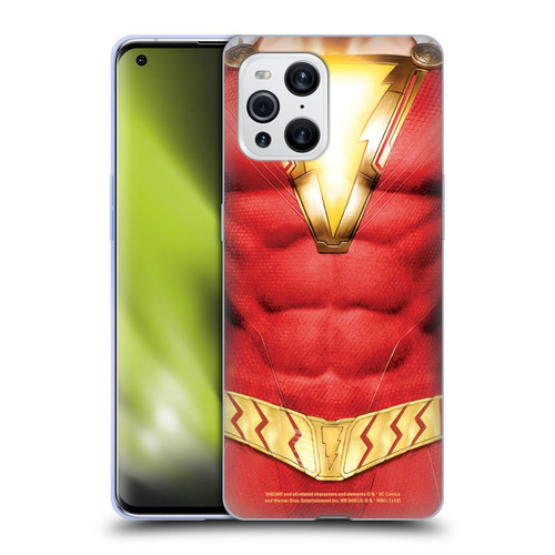 Shazam! 2019 Movie Logos Costume Soft Gel Case for OPPO Find X3 / Pro