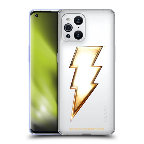 Shazam! 2019 Movie Logos Lightning Soft Gel Case for OPPO Find X3 / Pro