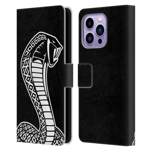 Shelby Logos Oversized Leather Book Wallet Case Cover For Apple iPhone 14 Pro Max