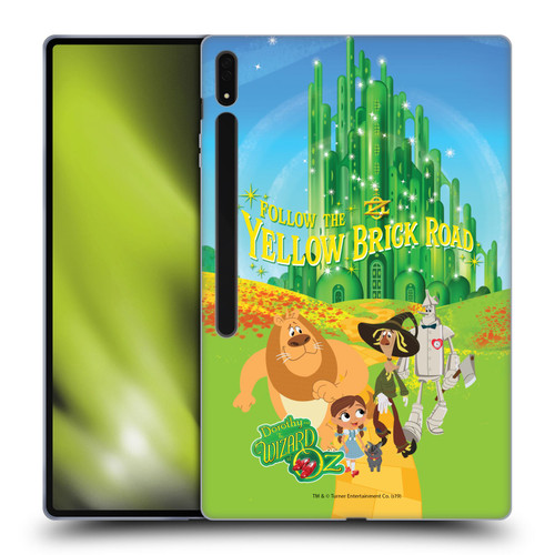Dorothy and the Wizard of Oz Graphics Yellow Brick Road Soft Gel Case for Samsung Galaxy Tab S8 Ultra