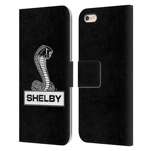 Shelby Logos Plain Leather Book Wallet Case Cover For Apple iPhone 6 Plus / iPhone 6s Plus