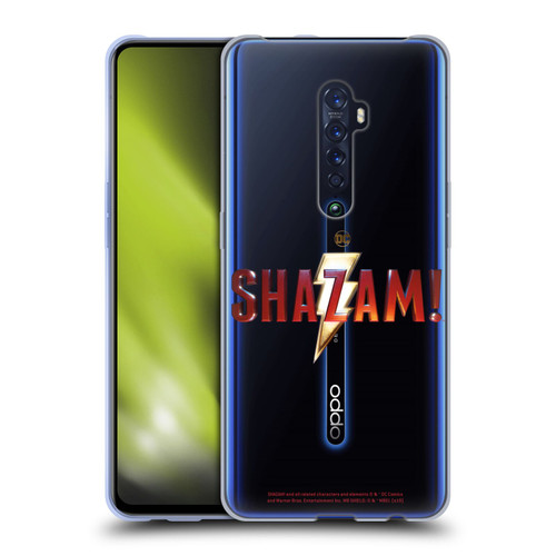 Shazam! 2019 Movie Logos Main Soft Gel Case for OPPO Reno 2