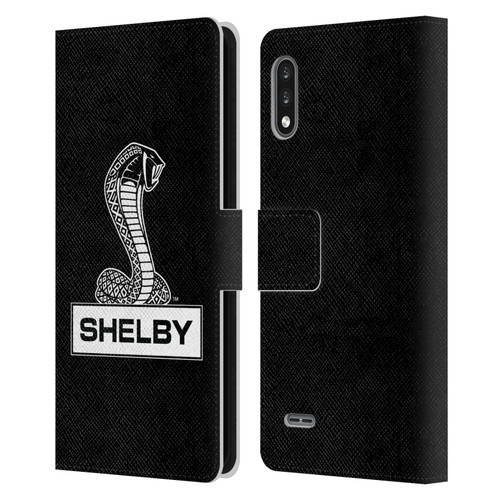 Shelby Logos Plain Leather Book Wallet Case Cover For LG K22