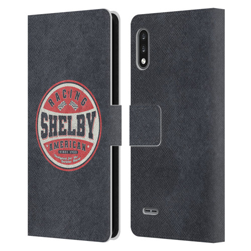 Shelby Logos Vintage Badge Leather Book Wallet Case Cover For LG K22