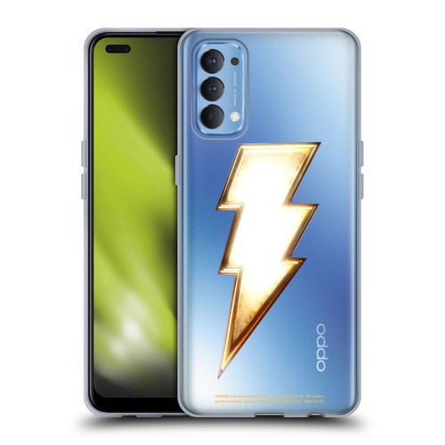 Shazam! 2019 Movie Logos Lightning Soft Gel Case for OPPO Reno 4 5G