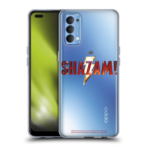 Shazam! 2019 Movie Logos Main Soft Gel Case for OPPO Reno 4 5G