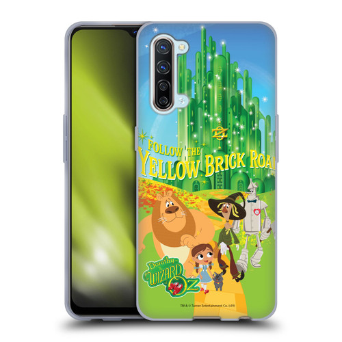 Dorothy and the Wizard of Oz Graphics Yellow Brick Road Soft Gel Case for OPPO Find X2 Lite 5G