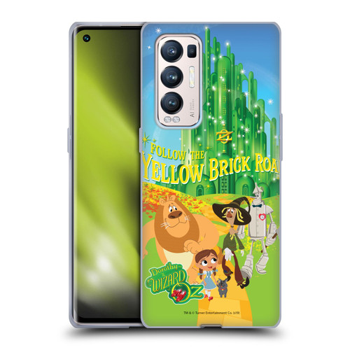 Dorothy and the Wizard of Oz Graphics Yellow Brick Road Soft Gel Case for OPPO Find X3 Neo / Reno5 Pro+ 5G