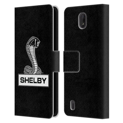 Shelby Logos Plain Leather Book Wallet Case Cover For Nokia C01 Plus/C1 2nd Edition