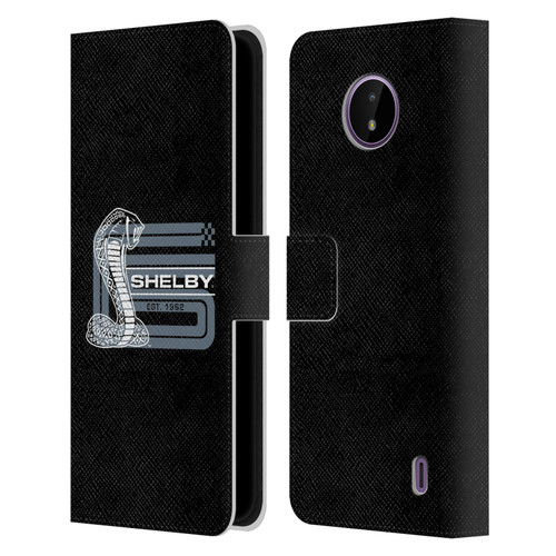 Shelby Logos CS Super Snake Leather Book Wallet Case Cover For Nokia C10 / C20