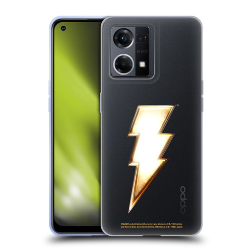 Shazam! 2019 Movie Logos Lightning Soft Gel Case for OPPO Reno8 4G