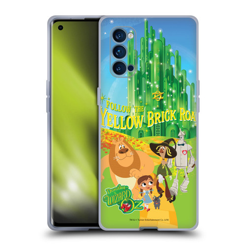 Dorothy and the Wizard of Oz Graphics Yellow Brick Road Soft Gel Case for OPPO Reno 4 Pro 5G