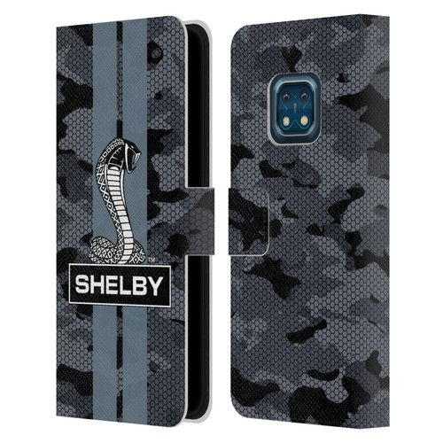 Shelby Logos Camouflage Leather Book Wallet Case Cover For Nokia XR20