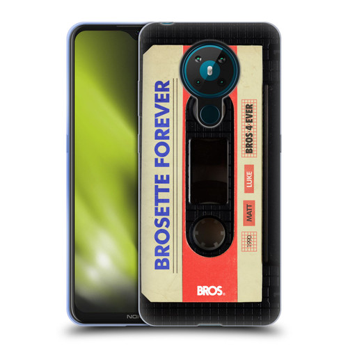 BROS Vintage Cassette Tapes Brosette Forever Soft Gel Case for Nokia 5.3