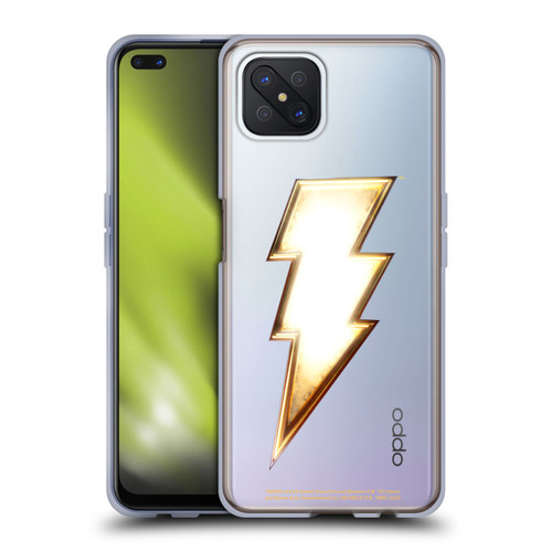 Shazam! 2019 Movie Logos Lightning Soft Gel Case for OPPO Reno4 Z 5G