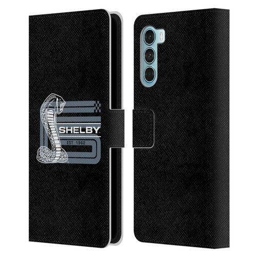 Shelby Logos CS Super Snake Leather Book Wallet Case Cover For Motorola Edge S30 / Moto G200 5G