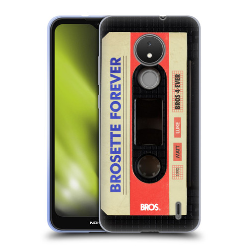 BROS Vintage Cassette Tapes Brosette Forever Soft Gel Case for Nokia C21
