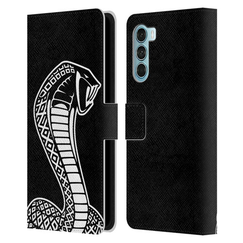 Shelby Logos Oversized Leather Book Wallet Case Cover For Motorola Edge S30 / Moto G200 5G