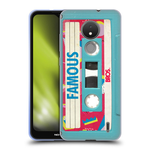 BROS Vintage Cassette Tapes When Will I Be Famous Soft Gel Case for Nokia C21