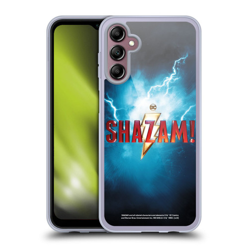 Shazam! 2019 Movie Logos Poster Soft Gel Case for Samsung Galaxy A14 5G