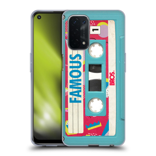 BROS Vintage Cassette Tapes When Will I Be Famous Soft Gel Case for OPPO A54 5G