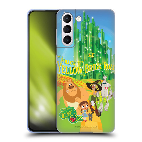 Dorothy and the Wizard of Oz Graphics Yellow Brick Road Soft Gel Case for Samsung Galaxy S21 5G