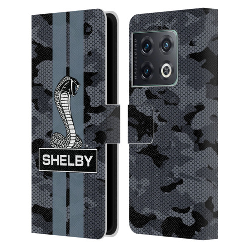 Shelby Logos Camouflage Leather Book Wallet Case Cover For OnePlus 10 Pro