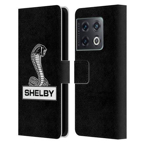 Shelby Logos Plain Leather Book Wallet Case Cover For OnePlus 10 Pro