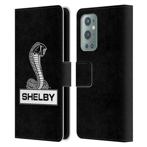 Shelby Logos Plain Leather Book Wallet Case Cover For OnePlus 9