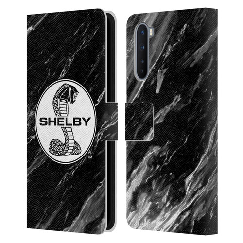 Shelby Logos Marble Leather Book Wallet Case Cover For OnePlus Nord 5G