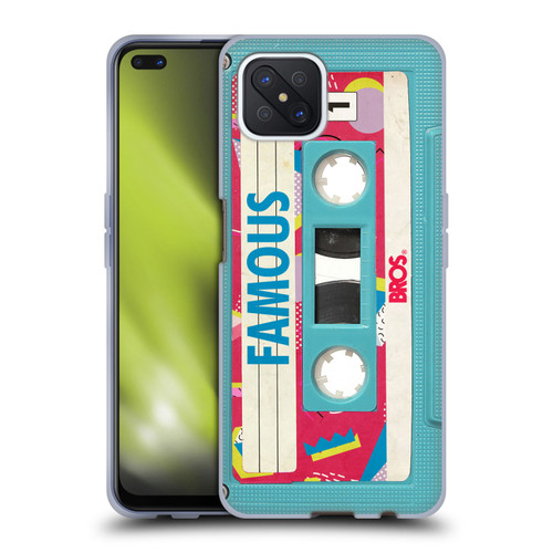 BROS Vintage Cassette Tapes When Will I Be Famous Soft Gel Case for OPPO Reno4 Z 5G