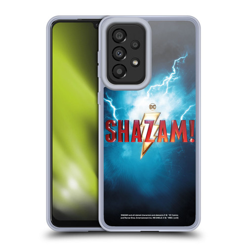 Shazam! 2019 Movie Logos Poster Soft Gel Case for Samsung Galaxy A33 5G (2022)