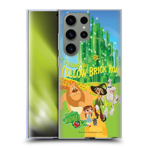Dorothy and the Wizard of Oz Graphics Yellow Brick Road Soft Gel Case for Samsung Galaxy S23 Ultra 5G