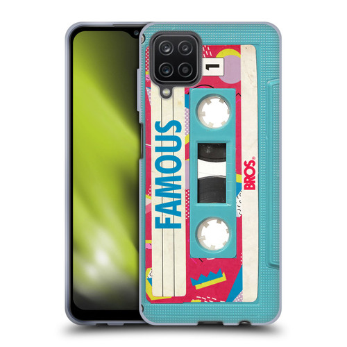 BROS Vintage Cassette Tapes When Will I Be Famous Soft Gel Case for Samsung Galaxy A12 (2020)