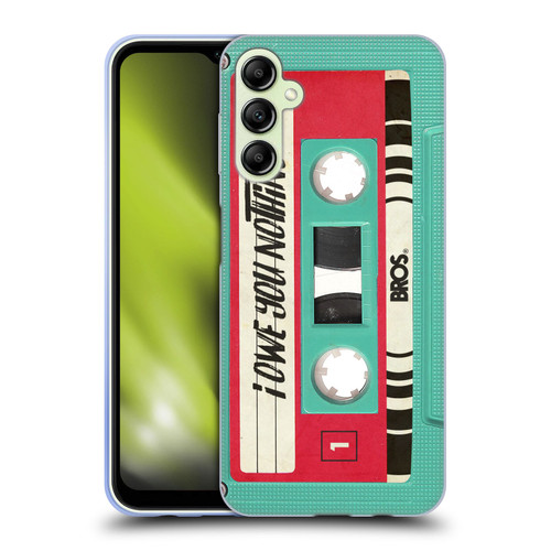 BROS Vintage Cassette Tapes I Owe You Nothing Soft Gel Case for Samsung Galaxy A14 5G