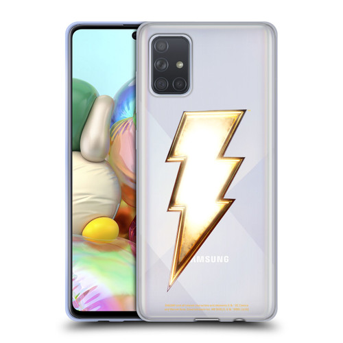 Shazam! 2019 Movie Logos Lightning Soft Gel Case for Samsung Galaxy A71 (2019)