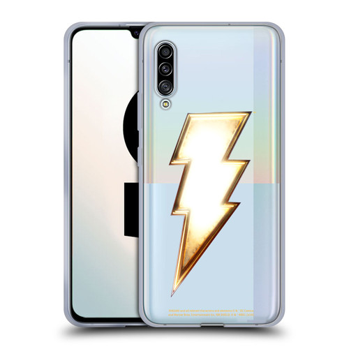 Shazam! 2019 Movie Logos Lightning Soft Gel Case for Samsung Galaxy A90 5G (2019)