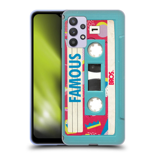 BROS Vintage Cassette Tapes When Will I Be Famous Soft Gel Case for Samsung Galaxy A32 5G / M32 5G (2021)