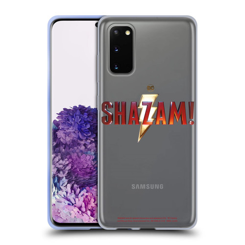 Shazam! 2019 Movie Logos Main Soft Gel Case for Samsung Galaxy S20 / S20 5G