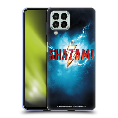 Shazam! 2019 Movie Logos Poster Soft Gel Case for Samsung Galaxy M53 (2022)