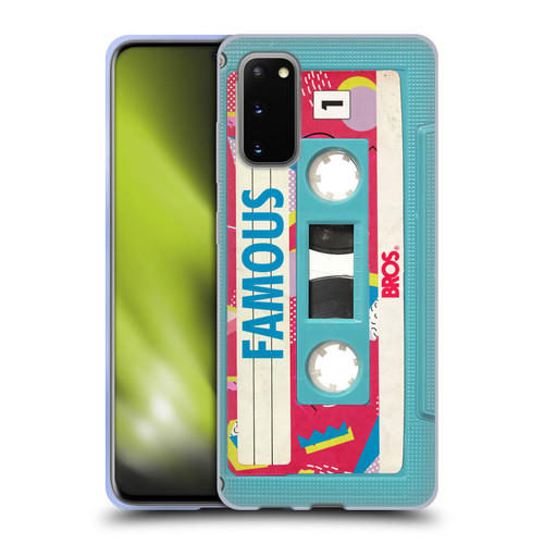 BROS Vintage Cassette Tapes When Will I Be Famous Soft Gel Case for Samsung Galaxy S20 / S20 5G