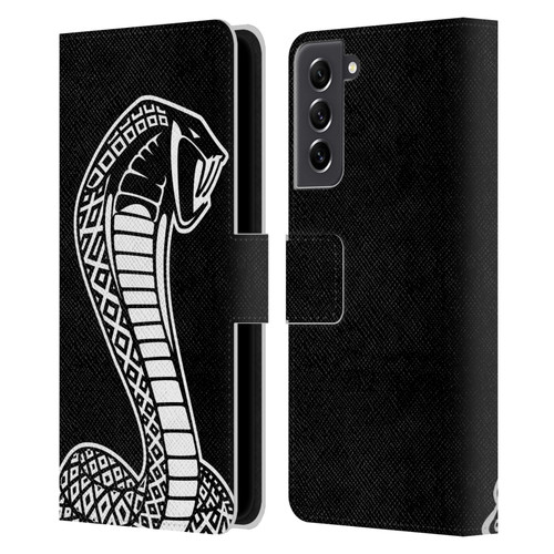 Shelby Logos Oversized Leather Book Wallet Case Cover For Samsung Galaxy S21 FE 5G