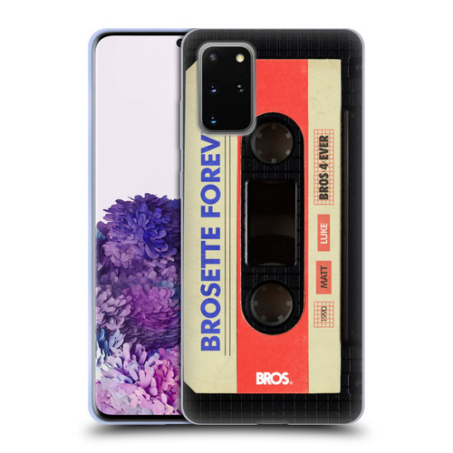 BROS Vintage Cassette Tapes Brosette Forever Soft Gel Case for Samsung Galaxy S20+ / S20+ 5G
