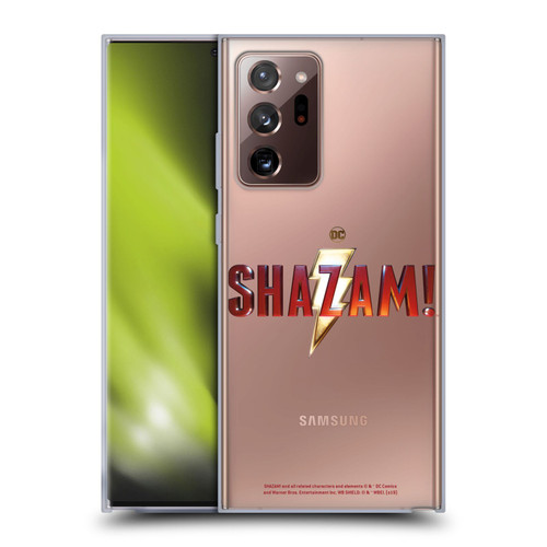 Shazam! 2019 Movie Logos Main Soft Gel Case for Samsung Galaxy Note20 Ultra / 5G