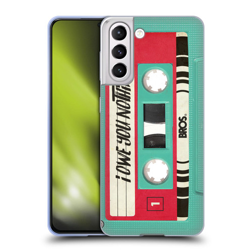 BROS Vintage Cassette Tapes I Owe You Nothing Soft Gel Case for Samsung Galaxy S21 5G